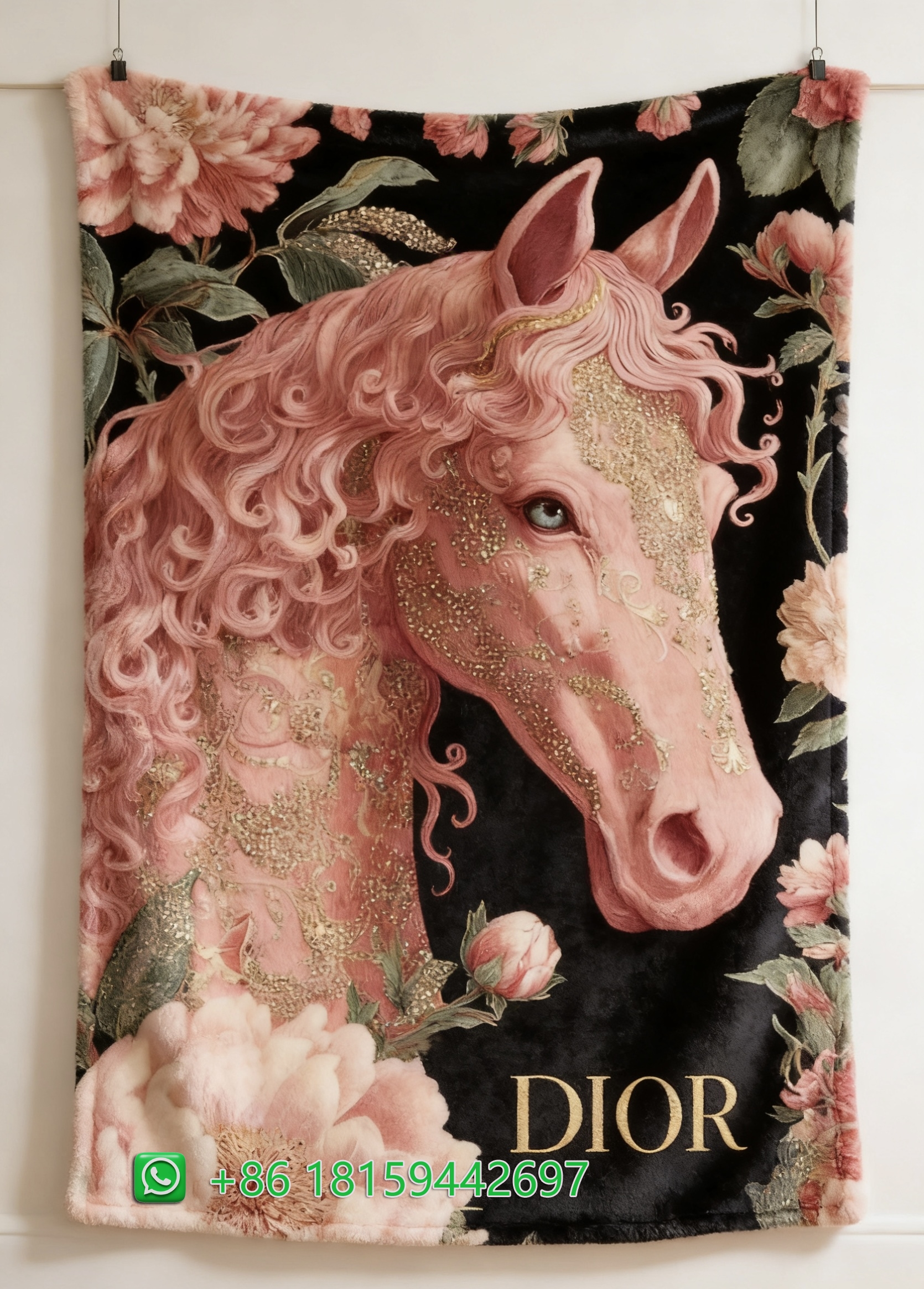 Dior Throw Blankets